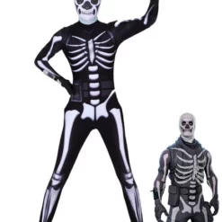 Skull Trooper Costume Fortnite Cosplay Leotard Game Cosplay Costumes