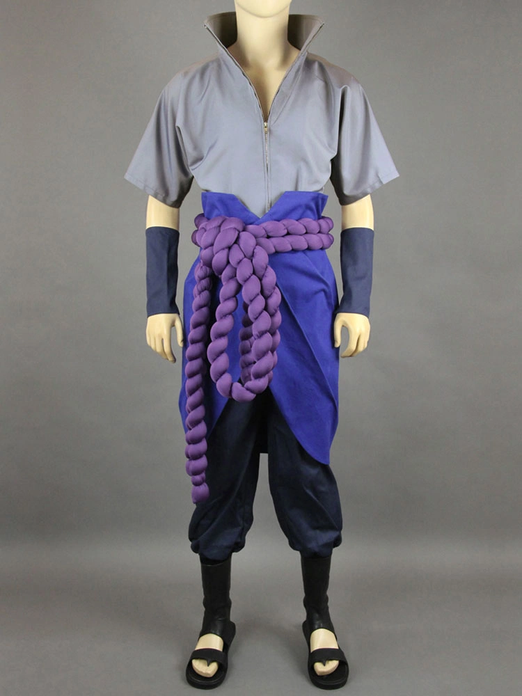 Naruto Uchiha Sasuke Akatsuki Five Pieces Set Halloween Cosplay Costume Halloween 4 Naruto Uchiha Sasuke Akatsuki Five Pieces Set Halloween Cosplay Costume Halloween - Image 2