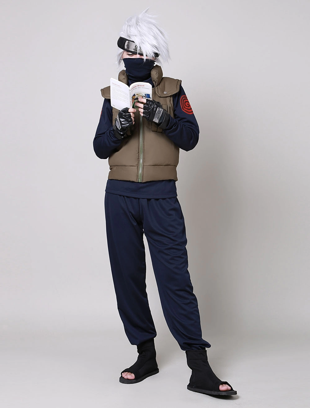 Naruto Hatake Kakashi Halloween Cosplay Costume 5 Naruto Hatake Kakashi Halloween Cosplay Costume - Image 3