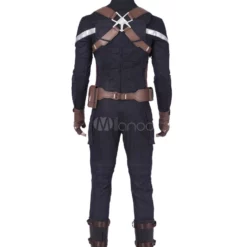 Marvel Comics Marvel Heroes Cosplay Captain America Steve Rogers In Avengers 4 Endgame Blue Denim Cosplay Costume Halloween -Halloween Shop 1d9d5d7d e796 4fe9 aeef 1bacfdab2cb7