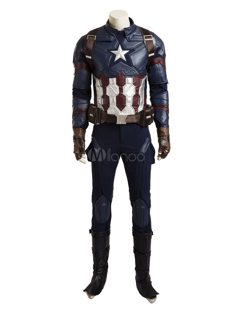 Marvel Comics Captain America Steve Rogers Halloween Cosplay Costume Halloween 3 Marvel Comics Captain America Steve Rogers Halloween Cosplay Costume Halloween