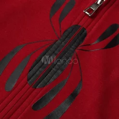 SpiderMan Homecoming Peter Cosplay Red American Comics Costume Set In 6 Pieces For Men -Halloween Shop 201708041005371131219