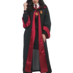 Harry Potter Cosplay Costume Women Gryffindor Robe Uniform And Tie Halloween