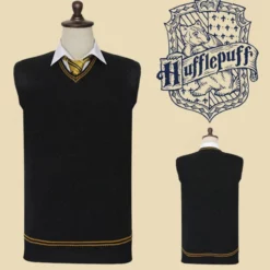 Harry Potter Cosplay Costume Vest Sweater Hufflepuff Ravenclaw Slytherin Gryffindor Top Carnival -Halloween Shop 201902151731524986334