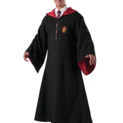 Harry Potter Cosplay Costume Men Gryffindor Robe Uniform And Tie Halloween