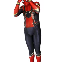 Spider Man Homecoming Iron Spiderman Suit Cosplay Red Film Lycra Spandex Jumpsuit Leotard Marvel Comics Cosplay Costume 7 Spider Man Homecoming Iron Spiderman Suit Cosplay Red Film Lycra Spandex Jumpsuit Leotard Marvel Comics Cosplay Costume -Halloween Shop 201908222023456089689