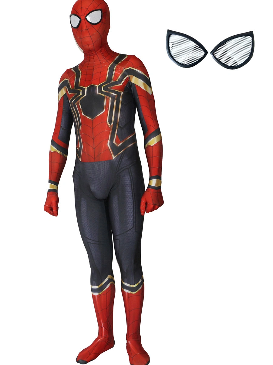 Spider Man Homecoming Iron Spiderman Suit Cosplay Red Film Lycra Spandex Jumpsuit Leotard Marvel Comics Cosplay Costume 3 Spider Man Homecoming Iron Spiderman Suit Cosplay Red Film Lycra Spandex Jumpsuit Leotard Marvel Comics Cosplay Costume