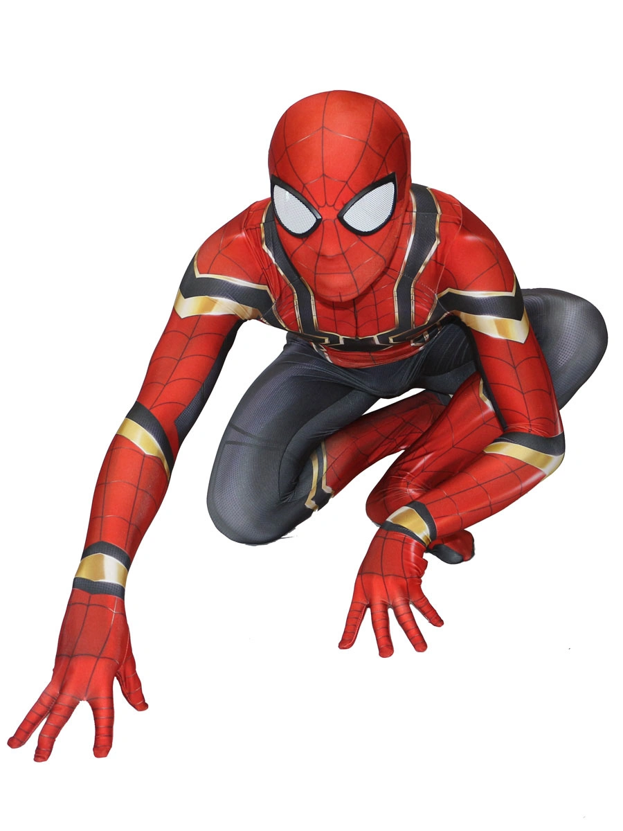 Spider Man Homecoming Iron Spiderman Suit Cosplay Red Film Lycra Spandex Jumpsuit Leotard Marvel Comics Cosplay Costume 5 Spider Man Homecoming Iron Spiderman Suit Cosplay Red Film Lycra Spandex Jumpsuit Leotard Marvel Comics Cosplay Costume - Image 3