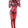 Marvel Comics Venom Film Cosplay Spider Man Red Hooded Jumpsuit Marvel Comics Cosplay Costume -Halloween Shop 201909041408163231187
