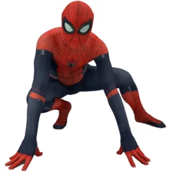 Marvel Comics Spider Man Upgraded Suit Far From Home Cosplay Costume Zentai Lycra Spandex Jumpsuit Film Cosplay Costume -Halloween Shop 201909171437413528399
