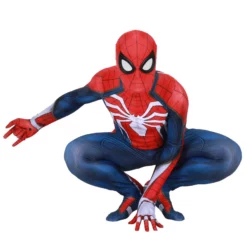 Marvel Comics Spider Man Advanced Suit Cosplay Costume Red Film Lycra Spandex Jumpsuit Leotard Marvel Comics Cosplay Costume -Halloween Shop 201909181901524747613