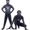 Children Spiderman Cosplay Black Zentai Kids Jumpsuit Costume 1 Children Spiderman Cosplay Black Zentai Kids Jumpsuit Costume -Halloween Shop 201910171156583329375