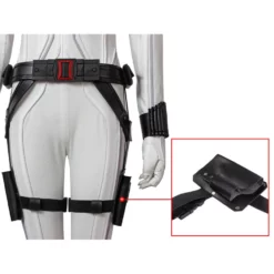 Marvel Comics Black Widow Cosplay Natasha Romanoff White PU Cosplay Costume 17 Marvel Comics Black Widow Cosplay Natasha Romanoff White PU Cosplay Costume -Halloween Shop 201911011127291116753