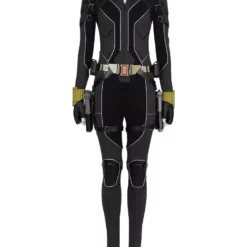 Marvel Comics Black Widow Cosplay Natasha PU Jumpsuit Cosplay Costume