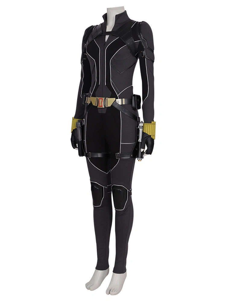 Marvel Comics Black Widow Cosplay Natasha PU Jumpsuit Cosplay Costume 4 Marvel Comics Black Widow Cosplay Natasha PU Jumpsuit Cosplay Costume - Image 2