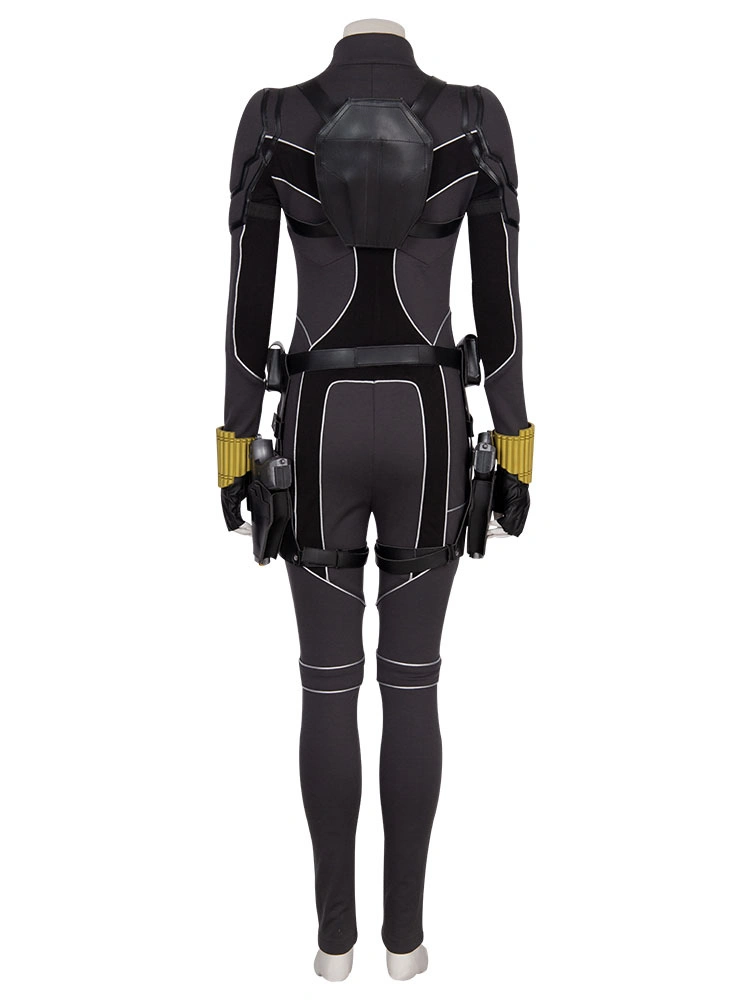 Marvel Comics Black Widow Cosplay Natasha PU Jumpsuit Cosplay Costume 6 Marvel Comics Black Widow Cosplay Natasha PU Jumpsuit Cosplay Costume - Image 4