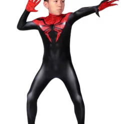 Superior Spider Man Black Red Cosplay Jumpsuit Lycra Spandex Marvel Comics Costume -Halloween Shop 20200116164641378471