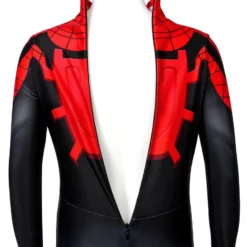 Superior Spider Man Black Red Cosplay Jumpsuit Lycra Spandex Marvel Comics Costume -Halloween Shop 20200116164641913745