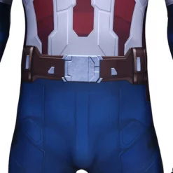 Marvel Comics Marvel's The Avengers Captain America Cosplay Costume Film Lycra Spandex Catsuits -Halloween Shop 202005131459308244603