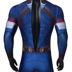 Marvel Comics Marvel's The Avengers Captain America Cosplay Costume Film Lycra Spandex Catsuits -Halloween Shop 202005131459319737505
