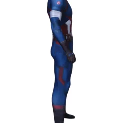 Marvel Comics Marvel's The Avengers Captain America Cosplay Costume Film Lycra Spandex Catsuits -Halloween Shop 202005131459323183482