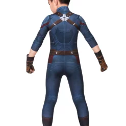 Marvel Comics Marvel's The Avengers Captain America Cosplay Costume Catsuits With Gloves 11 Marvel Comics Marvel's The Avengers Captain America Cosplay Costume Catsuits With Gloves -Halloween Shop 202005141106120394162