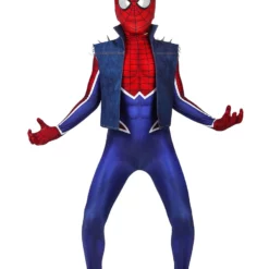 Marvel Comics Marvel Comics Spider Punk Cosplay Costume For Kids -Halloween Shop 202005141106166239720