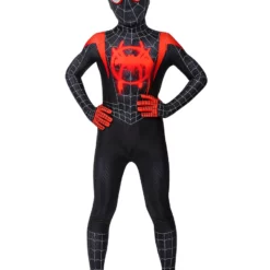 Spider Man Miles Morales Cosplay Jumpsuit PS4 Game Marvel Comics Cosplay Costume For Kids -Halloween Shop 20200514110618194722