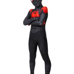 Spider Man Miles Morales Cosplay Jumpsuit PS4 Game Marvel Comics Cosplay Costume For Kids -Halloween Shop 202005141106185113773