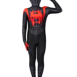 Spider Man Miles Morales Cosplay Jumpsuit PS4 Game Marvel Comics Cosplay Costume For Kids -Halloween Shop 202005141106188319236