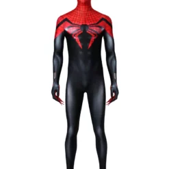 Spider-Man Zentai Jumpsuit Black Red Superior Cosplay Costume