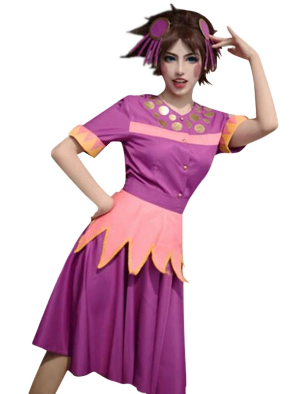 JoJos Bizarre Adventure Jojos Tequila Girl Cosplay Costume 3 JoJos Bizarre Adventure Jojos Tequila Girl Cosplay Costume