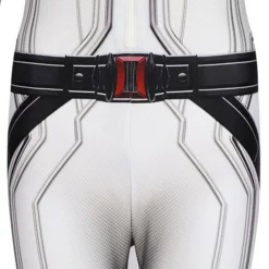 Marvel Comics Marvel 2023 Movie Black Widow Natasha Romanoff White Suit Zentai Jumpsuit Cosplay Costume -Halloween Shop 202006281519052768700