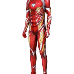 Marvel Comics Marvel Avengers Iron Man Tony Stark Zentai Jumpsuit Cosplay Costume -Halloween Shop 202007141526015045408