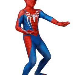 Spider-Man Kids Cosplay Jumpsuit Marvel 2018 PS4 Game Cosplay Costume -Halloween Shop 202008041156249447482