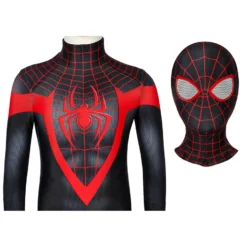 Marvel Comics Kids PS5 2023 Spider Man Miles Morales Zentai Jumpsuit Cosplay Costume 21 Marvel Comics Kids PS5 2023 Spider Man Miles Morales Zentai Jumpsuit Cosplay Costume -Halloween Shop 20200804115632179124