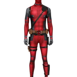 Marvel Comics Dead Pool Outfit Cosplay Costume Halloween Deluxe Version Suit