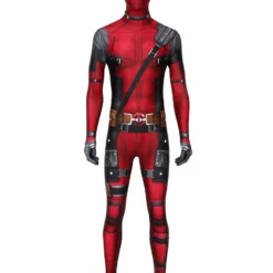 Marvel Comics Dead Pool Outfit Cosplay Costume Halloween