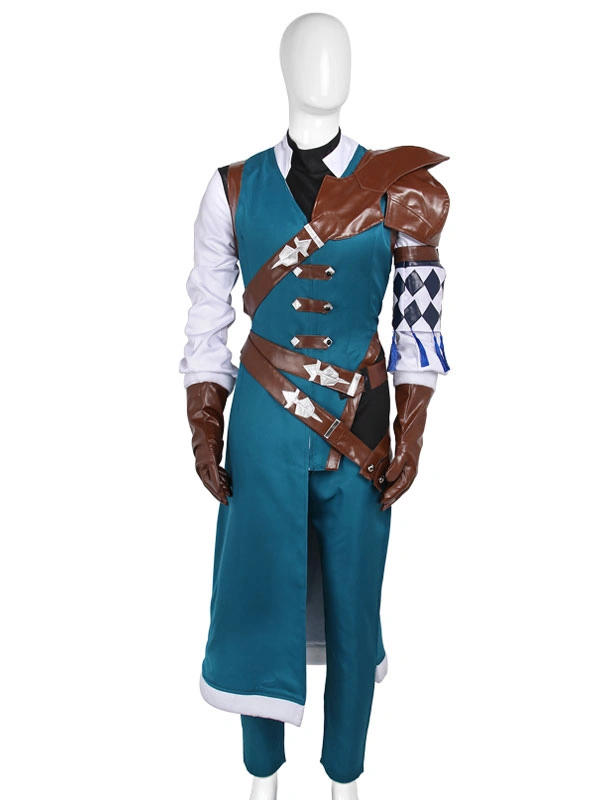 Fire Emblem Three Houses Ashe Timeskip Blue Purple Outfit Cosplay Costume Halloween 4 Fire Emblem Three Houses Ashe Timeskip Blue Purple Outfit Cosplay Costume Halloween - Image 2