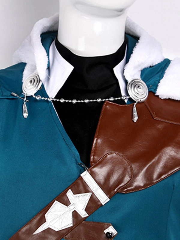 Fire Emblem Three Houses Ashe Timeskip Blue Purple Outfit Cosplay Costume Halloween 5 Fire Emblem Three Houses Ashe Timeskip Blue Purple Outfit Cosplay Costume Halloween - Image 3