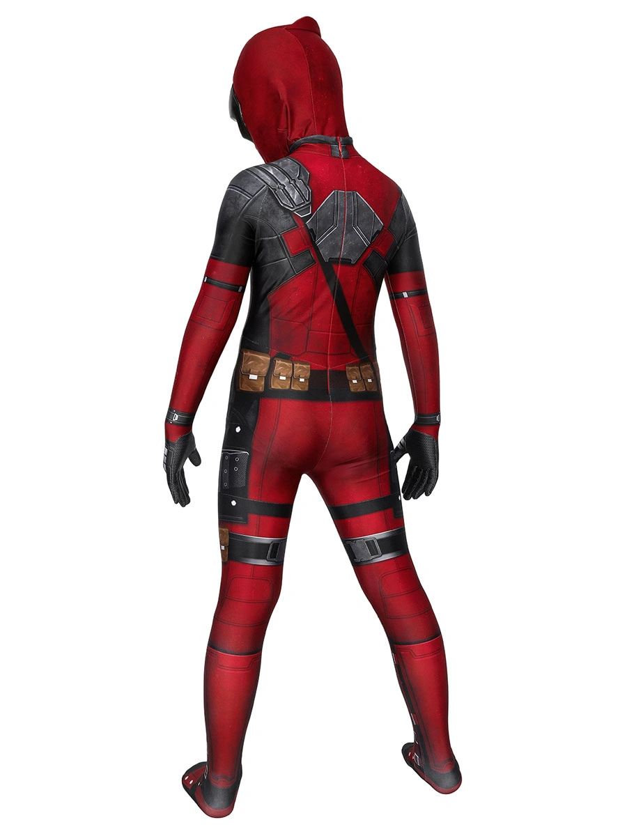 Marvel Comics Deadpool Jumpsuit Kid Zentai Cosplay Costume Carnival Halloween 7 Marvel Comics Deadpool Jumpsuit Kid Zentai Cosplay Costume Carnival Halloween - Image 5