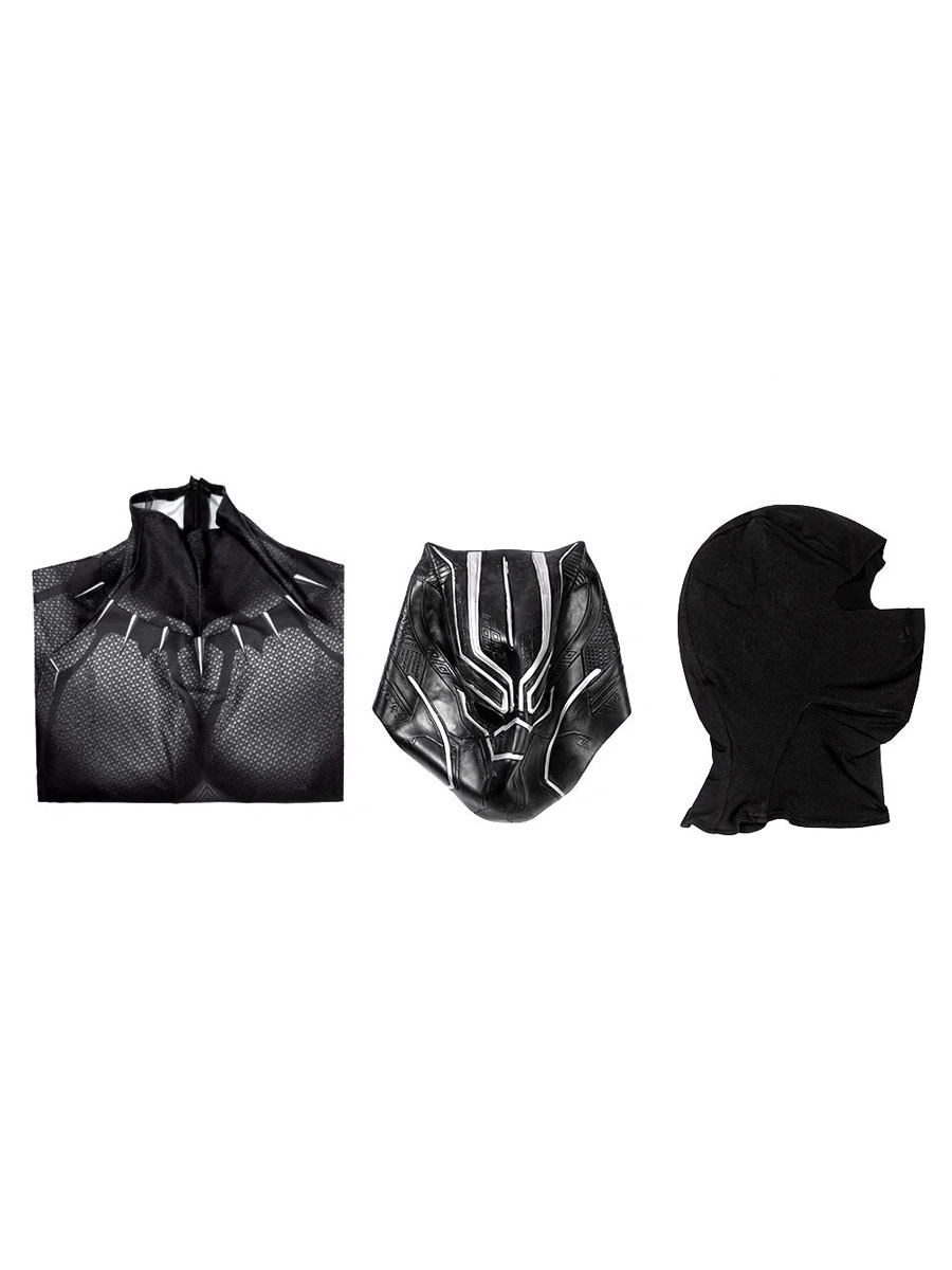Black Panther T'Challa Cosplay Costume Polyester Adults Jumpsuit Marvel Comics Cosplay 9 Black Panther T'Challa Cosplay Costume Polyester Adults Jumpsuit Marvel Comics Cosplay - Image 7