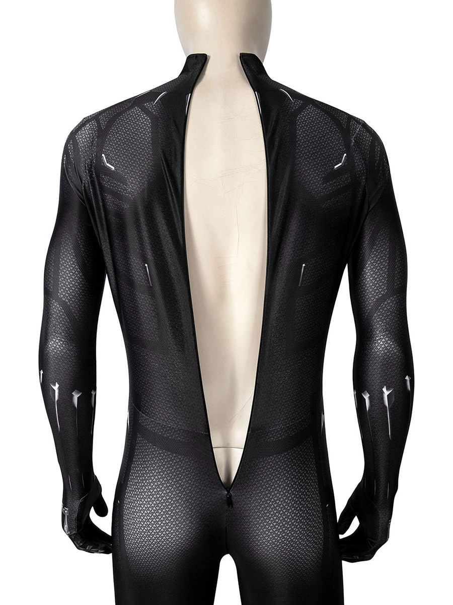 Black Panther T'Challa Cosplay Costume Polyester Adults Jumpsuit Marvel Comics Cosplay 12 Black Panther T'Challa Cosplay Costume Polyester Adults Jumpsuit Marvel Comics Cosplay - Image 10
