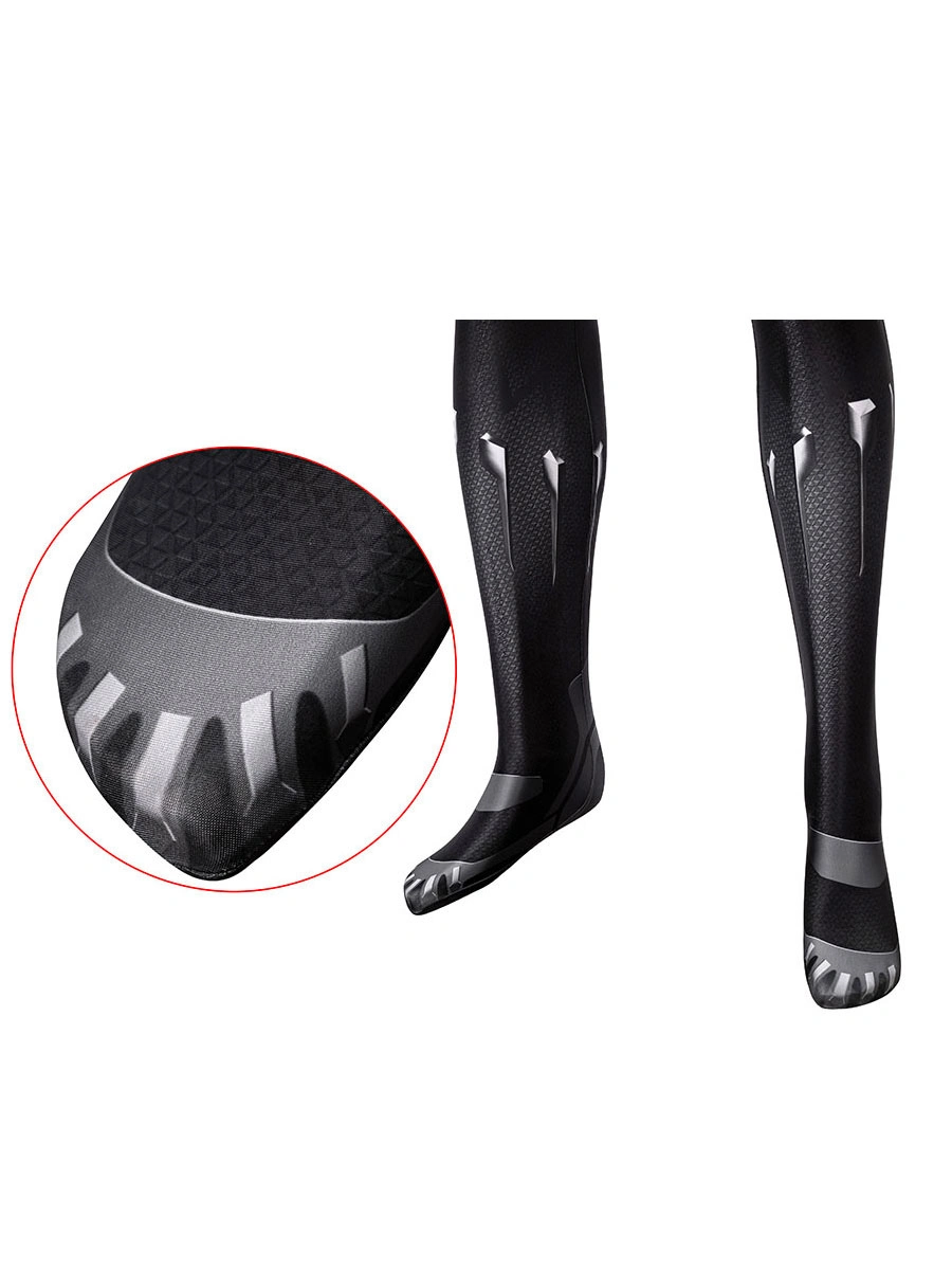 Black Panther T'Challa Cosplay Costume Polyester Adults Jumpsuit Marvel Comics Cosplay 10 Black Panther T'Challa Cosplay Costume Polyester Adults Jumpsuit Marvel Comics Cosplay - Image 8