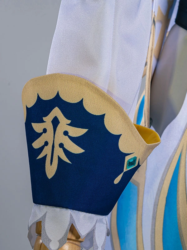 Genshin Impact Barbara Cosplay Costume Warm White Polyester Hat Sash Dress Cosplay Costume Set 8 Genshin Impact Barbara Cosplay Costume Warm White Polyester Hat Sash Dress Cosplay Costume Set - Image 6