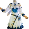 Genshin Impact Barbara Cosplay Costume Warm White Polyester Hat Sash Dress Cosplay Costume Set -Halloween Shop 202011191507481759329