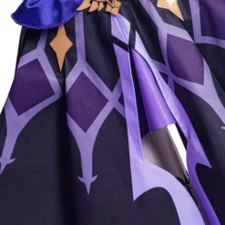 Genshin Impact Fischl Cosplay Costume Polyester Bowknot Eye Patch Dress Stocking Costume Set -Halloween Shop 202011271302373035365