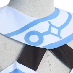 Genshin Impact Lumine Cosplay Costume Polyester Dress Greave Costume Set -Halloween Shop 202012041459480075151