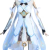 Genshin Impact Lumine Cosplay Costume Polyester Dress Greave Costume Set -Halloween Shop 202012041500161886676
