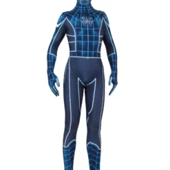 Spiderman Fear Itself Costume Jumpsuit Blue Marvel Comics PS4 Game Spiderman Cosplay Jumpsuit